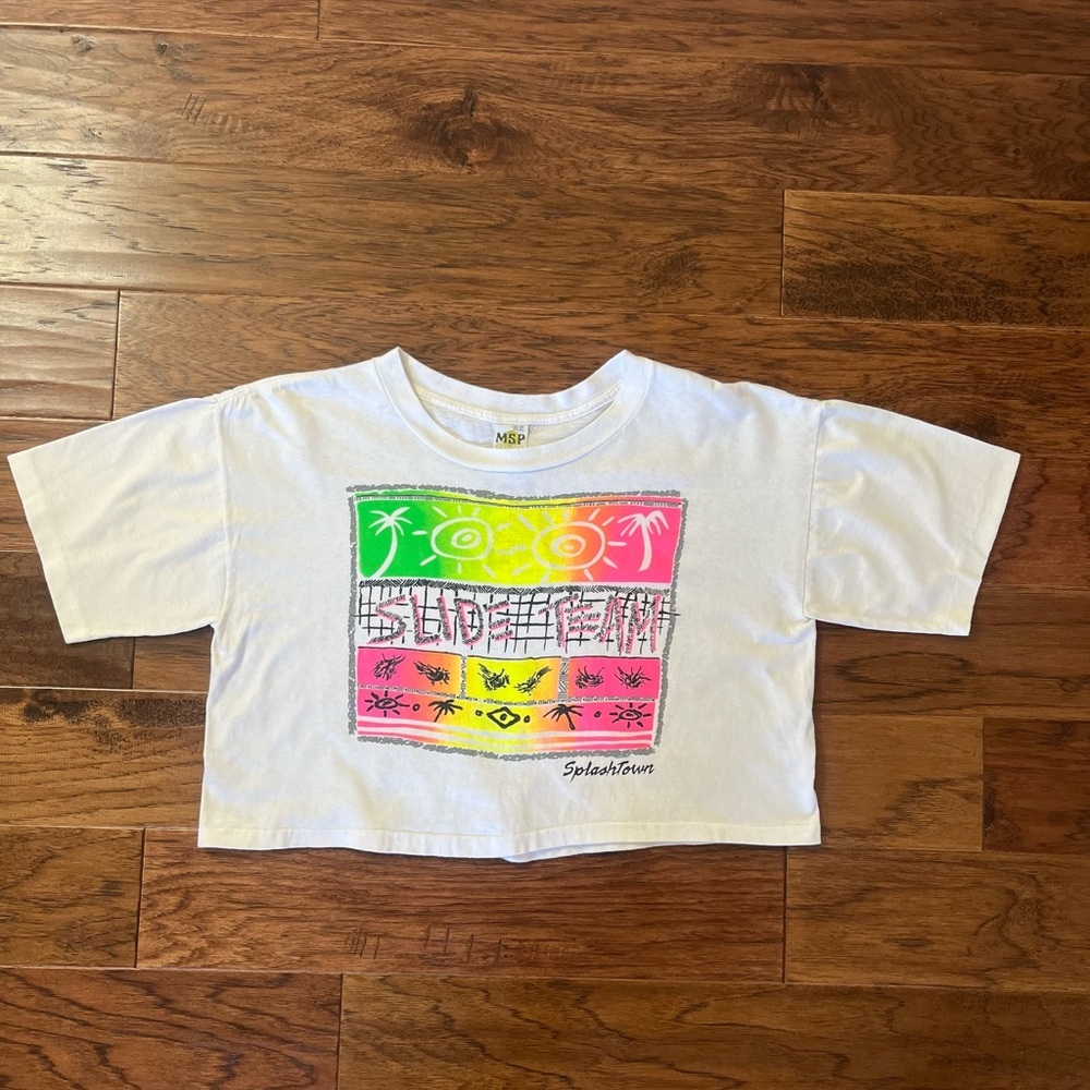 Vintage “Splash Town” Cut off t-shirt.